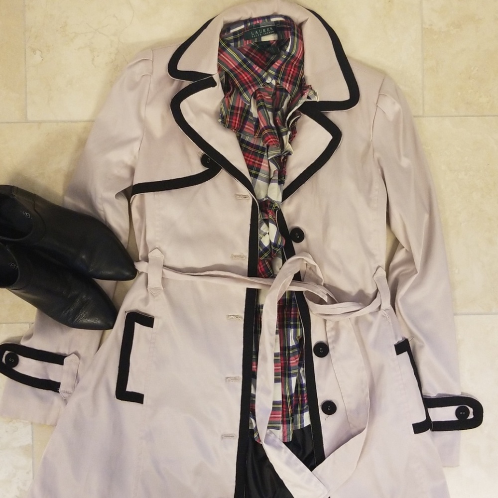 Ralph Lauren Plaid Ruffled Blouse, Size XS